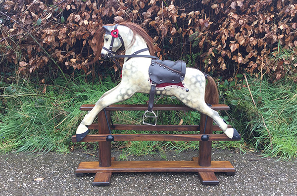 restored antique rocking horse
