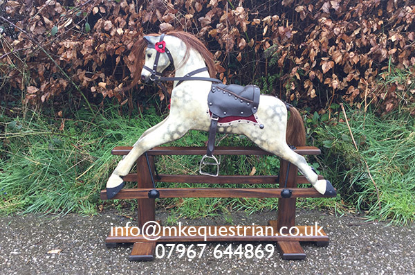 restored antique rocking horse